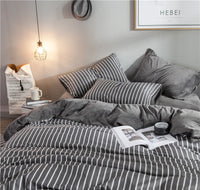 HKM-636371 Leopard and Floral Print Cotton Velvet 4-Piece Bedding Set - Duvet Cover, Sheets, Pillowcases