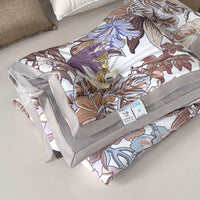 HKM-636371 Summer Washed Silk Blanket with Soybean Fiber Filling - Available in Single and Double Sizes