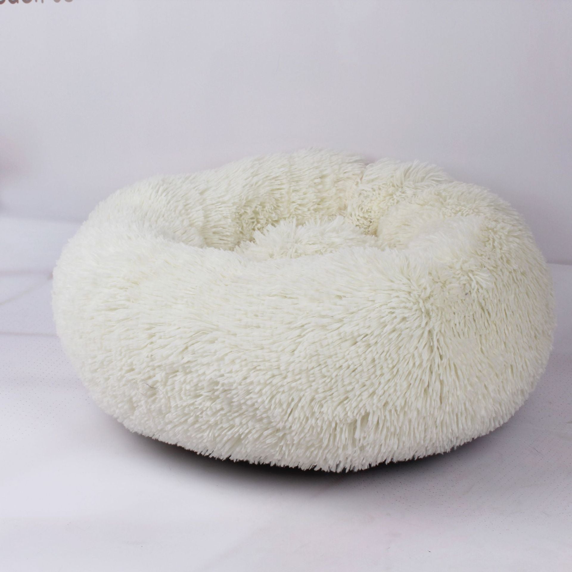 HKM-636435 Small Dogs Round Plush Cat Litter Kennel Pet Nest Mat Puppy Beds