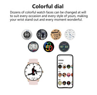 HKM-636563 Ultra Slim Fitness Smart Watch with 1.43 AMOLED Screen, Health Monitoring, and Bluetooth Connectivity for Android and iOS