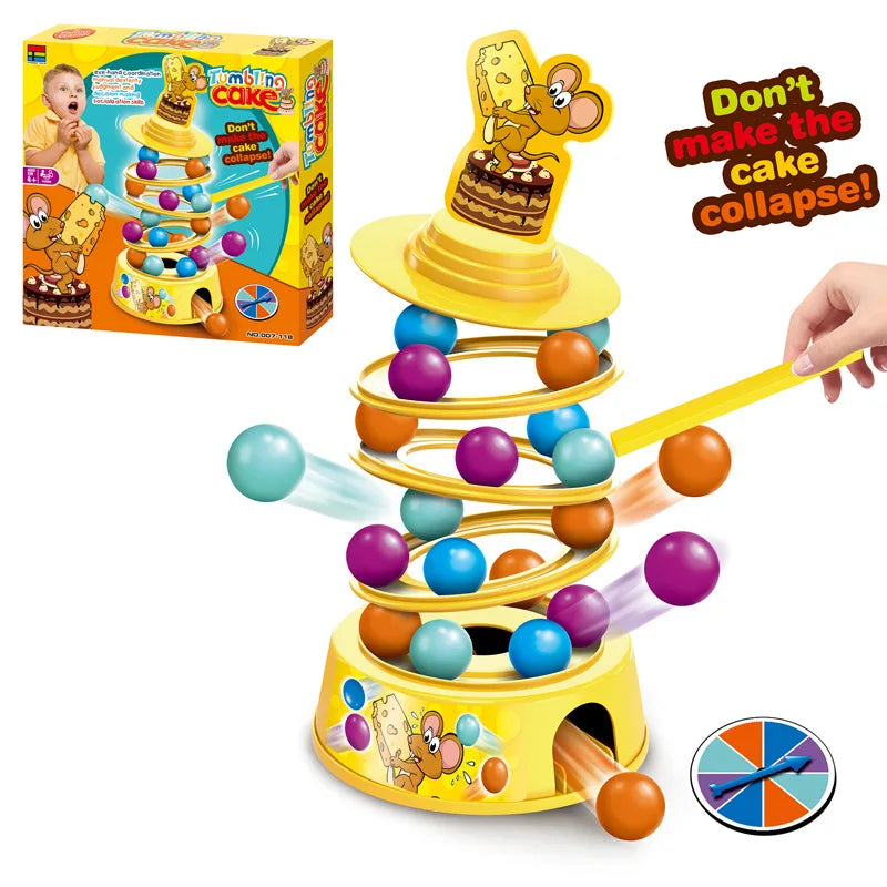 HKM-636627 Family Balance Tower Stacking Game Educational Interactive Toy for Ages 5 and Up