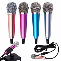 HKM-636755 Condenser Wired Microphone with 3.5mm Jack for Smartphones and Android Devices