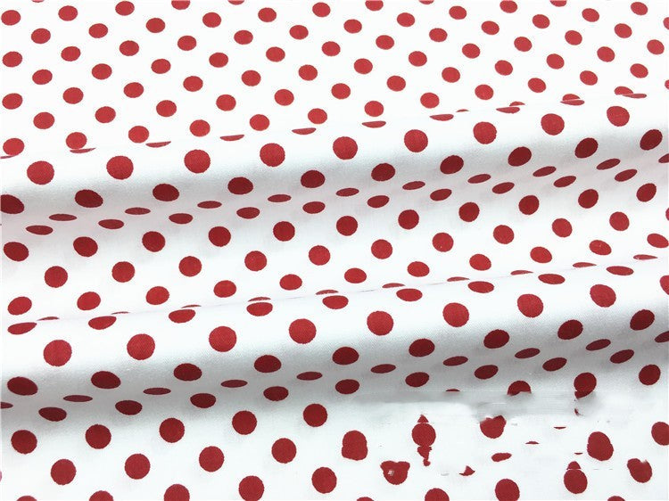 HKM-636883 Cotton Twill Cloth with Dots - 100% Cotton, 160cm Wide, 10m Length