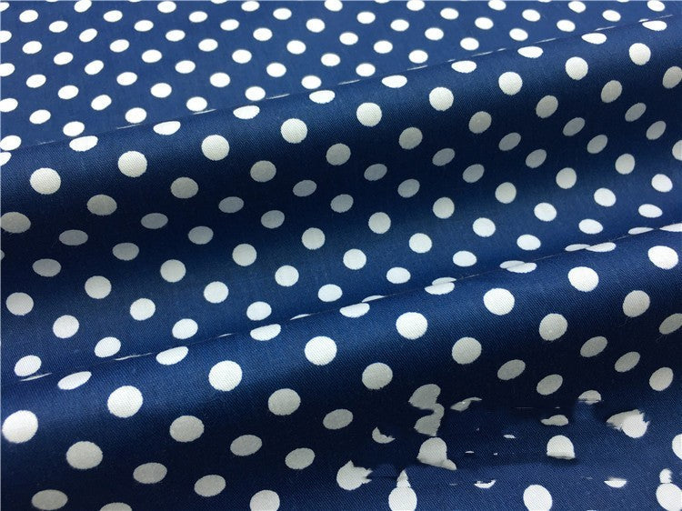 HKM-636883 Cotton Twill Cloth with Dots - 100% Cotton, 160cm Wide, 10m Length