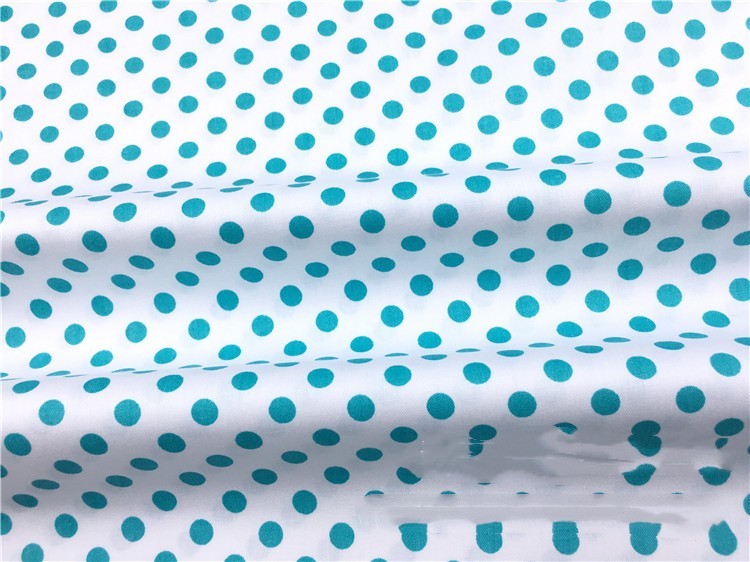 HKM-636883 Cotton Twill Cloth with Dots - 100% Cotton, 160cm Wide, 10m Length