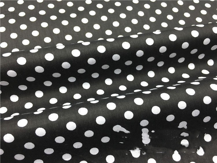 HKM-636883 Cotton Twill Cloth with Dots - 100% Cotton, 160cm Wide, 10m Length