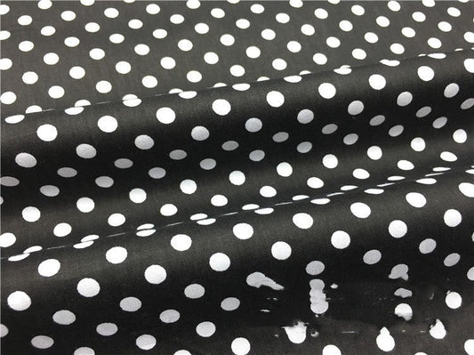 HKM-636883 Cotton Twill Cloth with Dots - 100% Cotton, 160cm Wide, 10m Length