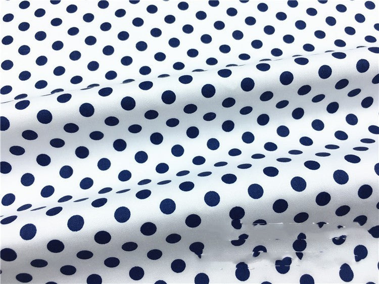 HKM-636883 Cotton Twill Cloth with Dots - 100% Cotton, 160cm Wide, 10m Length
