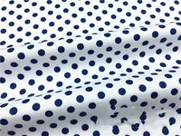 HKM-636883 Cotton Twill Cloth with Dots - 100% Cotton, 160cm Wide, 10m Length