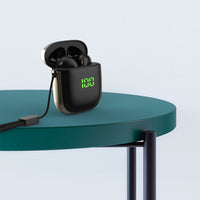HKM-636947 Wireless LCD Display In-Ear Headset Compatible with iPhone and Android Devices