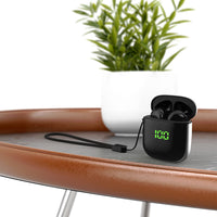 HKM-636947 Wireless LCD Display In-Ear Headset Compatible with iPhone and Android Devices