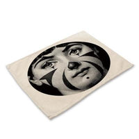 HKM-637011 Nordic Cotton Linen Square Table Mat for Home Decor
