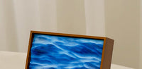 HKM-637139 Three-Dimensional Sea Decorative Painting in Solid Wood Frame