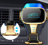 HKM-637267 Automatic Wireless Charging Phone Holder with Magnetic Induction Efficiency