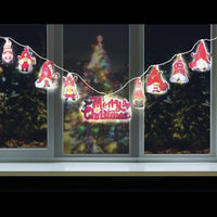 HKM-637331 Battery-Powered LED Christmas Cartoon and Letter String Lights for Holiday Decoration
