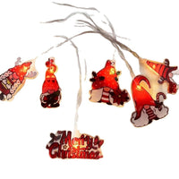 HKM-637331 Battery-Powered LED Christmas Cartoon and Letter String Lights for Holiday Decoration