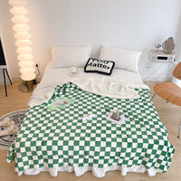 HKM-637523 Checkered Dormitory Quilt - Available in Multiple Sizes and Patterns