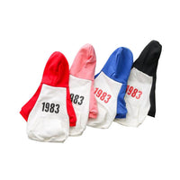 HKM-637651 Two-Legged Cotton Pet Sweater in Pink, Black, Blue, Red - Fashionable Dog Clothing