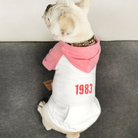 HKM-637651 Two-Legged Cotton Pet Sweater in Pink, Black, Blue, Red - Fashionable Dog Clothing