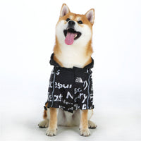 HKM-637843 Large Dog Raincoat - Windproof and Rainproof Pet Shell Jacket in Snow Mountain, Red Barrage, and Black Barrage