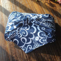 HKM-638035 Japanese Style Suede Wrapped Lunch Cloth - Assorted Designs and Sizes
