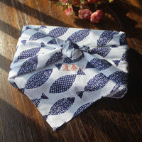 HKM-638035 Japanese Style Suede Wrapped Lunch Cloth - Assorted Designs and Sizes