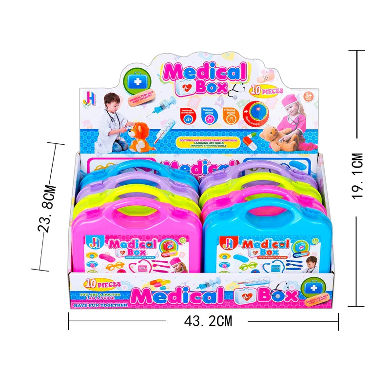 KTX-638035 Pretend Play Medical Kit for Kids - Interactive Doctor Set for Ages 2-4