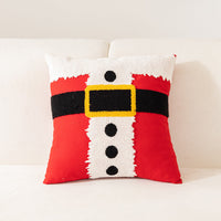 HKM-638163 Christmas Snowflake Embroidery Pillow Cover for Holiday Home Decoration, 45x45cm