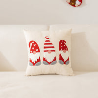 HKM-638163 Christmas Snowflake Embroidery Pillow Cover for Holiday Home Decoration, 45x45cm
