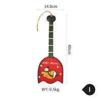 HKM-638163 Christmas Wooden Wall Decorations Featuring Gloves, Socks, Love Heart, and Winter Snow Shovels