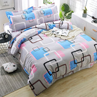 HKM-638675 Brushed Bed Sheet and Duvet Cover Set with Multiple Stylish Designs
