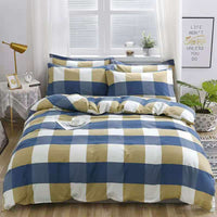 HKM-638675 Brushed Bed Sheet and Duvet Cover Set with Multiple Stylish Designs