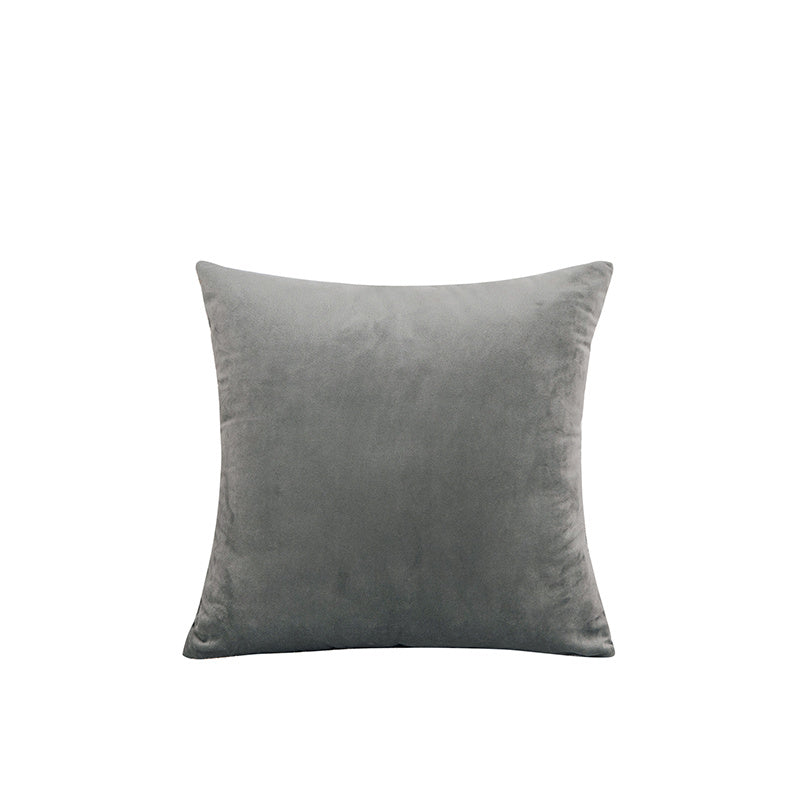 HKM-638739 Velvet Lumbar Support Pillowcase for Home and Office Use