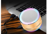 HKM-639059 Compact Wireless Bluetooth Speaker with AUX and TF Card Support, 10-Hour Battery Life, and Hands-Free Calling