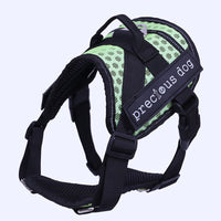 HKM-639187 Adjustable Cotton Dog Traction Chest and Back Harness - Available in Blue, Orange, Green, Grey (Sizes S, M, L)