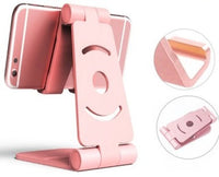 HKM-639571 Versatile Folding Phone Bracket for Desk Use - Adjustable Multi-Function Stand in Four Colors
