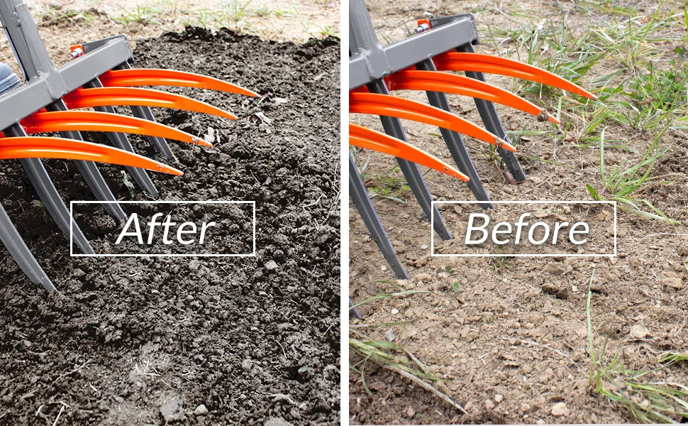 KTX-639699 2-in-1 Hand Soil Digging Machine and Tiller for Efficient Gardening and Landscaping