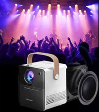 HKM-639699 Compact Portable LED Mini Projector with HD Display and Wireless Feature