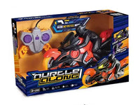 HKM-639763 2.4G Remote-Control Stunt Motorcycle with 360-Degree Rotation and Lights for Kids