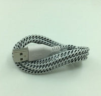HKM-639891 Nylon Braided Micro USB Cable for Android Devices - 1m/2m/3m Length Options, Fast Data Sync and Charging