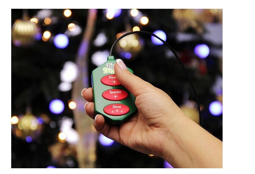 HKM-639955 LED Christmas Tree String Lights - 64 Bulbs, 1.5m Length Each, Festive Decoration