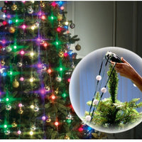 HKM-639955 LED Christmas Tree String Lights - 64 Bulbs, 1.5m Length Each, Festive Decoration