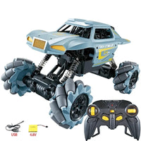 HKM-640147 1:16 Scale 4-Channel RC Drift Stunt Car with Battery and USB Charger for Indoor and Outdoor Fun