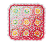 HKM-640339 Handmade Yarn Ball Blanket Material Package - Muxia Parquet Weaving, Includes Tools, Cotton Thread, Princess Hyacinth & Moet & Chandon Options