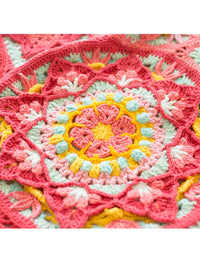 HKM-640339 Handmade Yarn Ball Blanket Material Package - Muxia Parquet Weaving, Includes Tools, Cotton Thread, Princess Hyacinth & Moet & Chandon Options