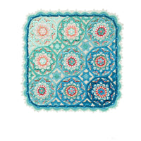 HKM-640339 Handmade Yarn Ball Blanket Material Package - Muxia Parquet Weaving, Includes Tools, Cotton Thread, Princess Hyacinth & Moet & Chandon Options