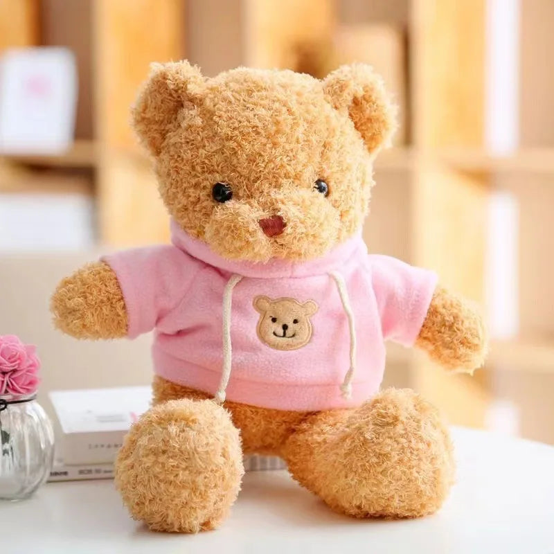 KTX-640339 Soft Plush Teddy Bear with Bow - Customizable Stuffed Animal, 10cm to 100cm, Ideal for All Ages