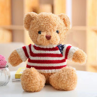 HKM-640339 Soft Plush Teddy Bear with Bow - Customizable Stuffed Animal, 10cm to 100cm, Ideal for All Ages