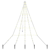 HKM-640467 LED Christmas Tree with 112 Warm White Lights and 8 Dynamic Modes, 182 cm Tall