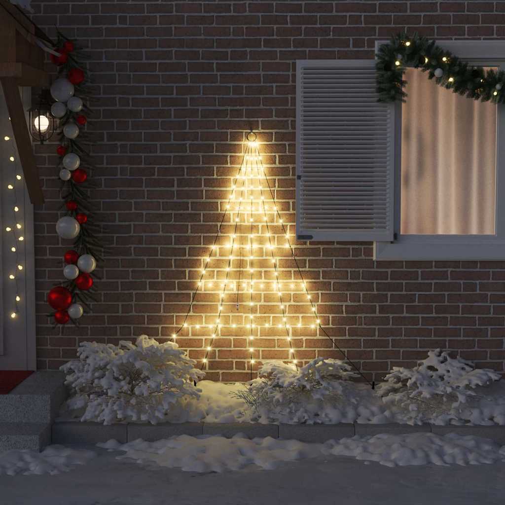 HKM-640467 LED Christmas Tree with 112 Warm White Lights and 8 Dynamic Modes, 182 cm Tall